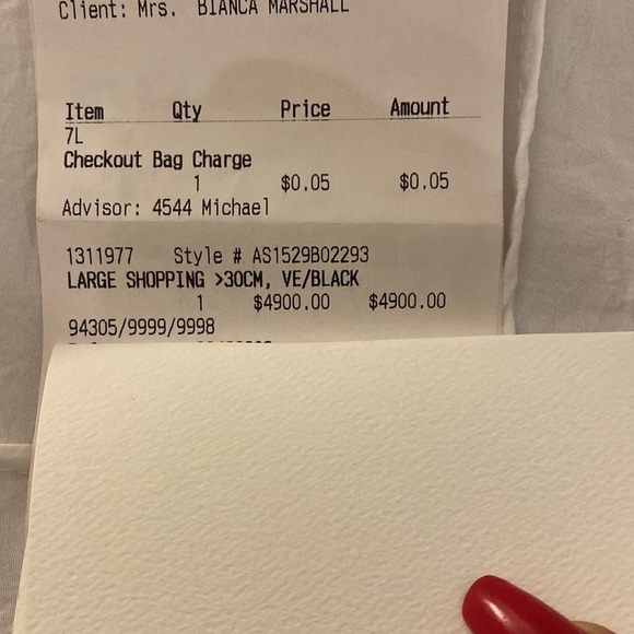 ‼️SOLD ‼️ Chanel tote great for traveling - Picture 10 of 10